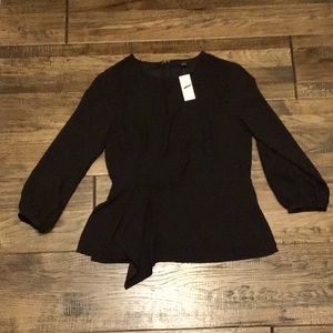 Ann Taylor blouse in black